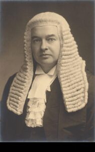Late Viscount Hewart. The Lord Chief Justice of England from 1922 to 1940 A renowned Judge and most distinguished member of your Lordships' House.