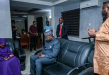 DEFENCE MINISTER PAYS CONDOLENCE VISIT TO FAMILY OF LATE BRIG. GEN. UBA KILLED BY ISWAP (PHOTOS)
