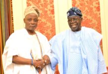 OLUBADAN OF IBADAN OBA LADOJA MEETS TINUBU IN ASO ROCK (PHOTOS)