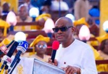 NYESOM WIKE AND FALLING RAFTERS OF RIVERS BY FESTUS ADEDAYO