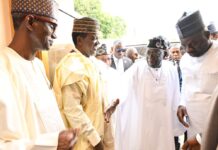 TINUBU ATTENDS MATAWALLE’S SONS AND DAUGHTERS’ WEDDING CEREMONY IN ABUJA (PHOTOS)