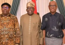 BREAKING: TINUBU MEETS WITH FUBARA, WIKE AGAIN IN ASO ROCK