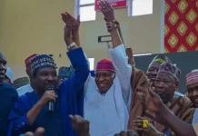 KANO POLITICAL LANDSCAPE SHIFTS AS APC RECEIVES GOV. ABBA YUSUF AT COLORFUL CEREMONY.