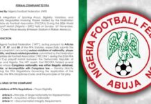 LEAKED NFF LETTER REVEALS NIGERIA’S CASE AGAINST DR CONGO