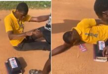 HUNGER ON THE STREETS: NIGERIAN PASTOR COLLAPSES, RESCUED BY PASSERSBY