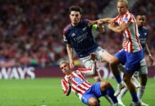 CHAMPIONS LEAGUE DEADLOCK: ATLETICO, ARSENAL BATTLE TO TENSE FIRST-LEG DRAW