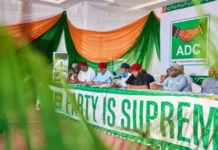 ADC NATIONAL CONVENTION HOLD INSIDE VENUE PALAVA, PARTY ACCUSE GOVERNMENT OF SABOTAGE