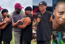 HUSBAND OF KIDNAPPED OYO PRINCIPAL PROF. ALAMU BREAKS DOWN IN TEARS AS MAKINDE VISITS FAMILIES OF VICTIMS (VIDEO)