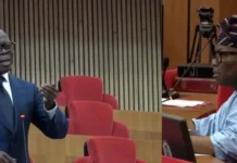 ‘I WILL TAKE YOU OUT OF THE SENATE’: DRAMA AS OSHIOMHOLE, AKPABIO CLASH OVER AMENDED RULES