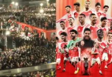 LONDON TURNS RED AS ARSENAL FANS CELEBRATE HISTORIC EPL TRIUMPH AFTER 21-YEAR WAIT
