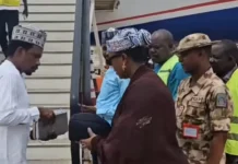 FORMER SENATOR WHOSE WIFE BREACHED AIRPORT SECURITY EMERGES GOVERNORSHIP CANDIDATE