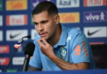 ‘THE PITCH WAS VERY DRY’: GUIMARAES BLAMES BAD PITCH FOR BRAZIL’S PASSING ERRORS AGAINST MOROCCO