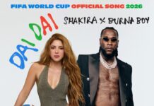 SHAKIRA, BURNA BOY TO PERFORM OFFICIAL WORLD CUP SONG AT OPENING CEREMONY