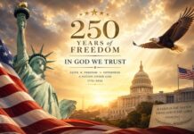 IN GOD WE TRUST: AMERICA THE BEAUTIFUL AT 250 AND THE DIVINE BURDEN OF GREATNESS – ‘SINA KAWONISE
