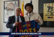 BARCELONA’S NEW SIGNING ADEYEMI SETS SIGHTS ON TOTAL DOMINATION
