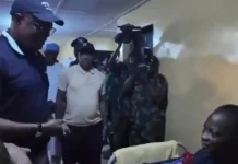 MAKINDE VISITS RESCUED PUPILS, TEACHERS AT MILITARY HOSPITAL, REVEALS WHEN THEY’LL BE REUNITED WITH FAMILIES (VIDEO)