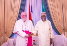 TINUBU RECEIVES VATICAN ENVOY IN ABUJA, SEEKS POPE LEO’S VISIT TO NIGERIA (VIDEO)