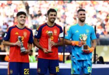 RODRI CLAIMS GOLDEN BALL AS SPAIN DOMINATE INDIVIDUAL AWARDS, MBAPPE TAKES GOLDEN BOOT