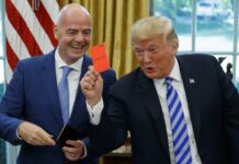 FIFA PRESIDENT GIANNI INFANTINO CONFIRMS PHONE CALL WITH PRESIDENT TRUMP OVER FOLARIN BALOGUN’S RED CARD
