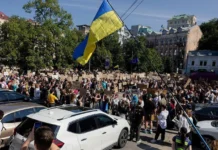PROTESTS IN UKRAINE’S CITIES AGAINST ZELENSKY’S REMOVAL OF DEFENCE MINISTER
