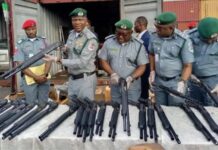 CUSTOMS SEIZES 140 PUMP-ACTION RIFLES, CANNABIS-LACED SNACKS WORTH N373.8 MILLION AT LAGOS PORT