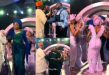 VIDEO SPARKS REACTIONS AS ALLEGED SUGAR DADDY STORMS BRIDE’S WEDDING AND SPRAYS MONEY ON HER