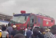 EMERGENCY AT MMIA AS FIRE GUTS SECTION OF AIRPORT FACILITY(VIDEO)