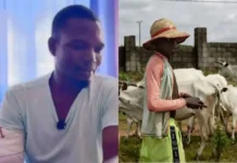 FULANI HERDSMEN ALLEGEDLY CUT OFF FARMER’S HAND FOR REFUSING TO HELP LIFT FALLEN COW IN PLATEAU (VIDEO)