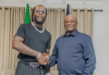 IGP DISU MEETS BURNA BOY OVER PLANS TO REBUILD POLICE TRUST AMONG YOUTHS
