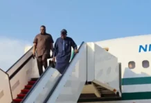 TINUBU RETURNS TO ABUJA AFTER FIVE WEEKS ABROAD (VIDEO)